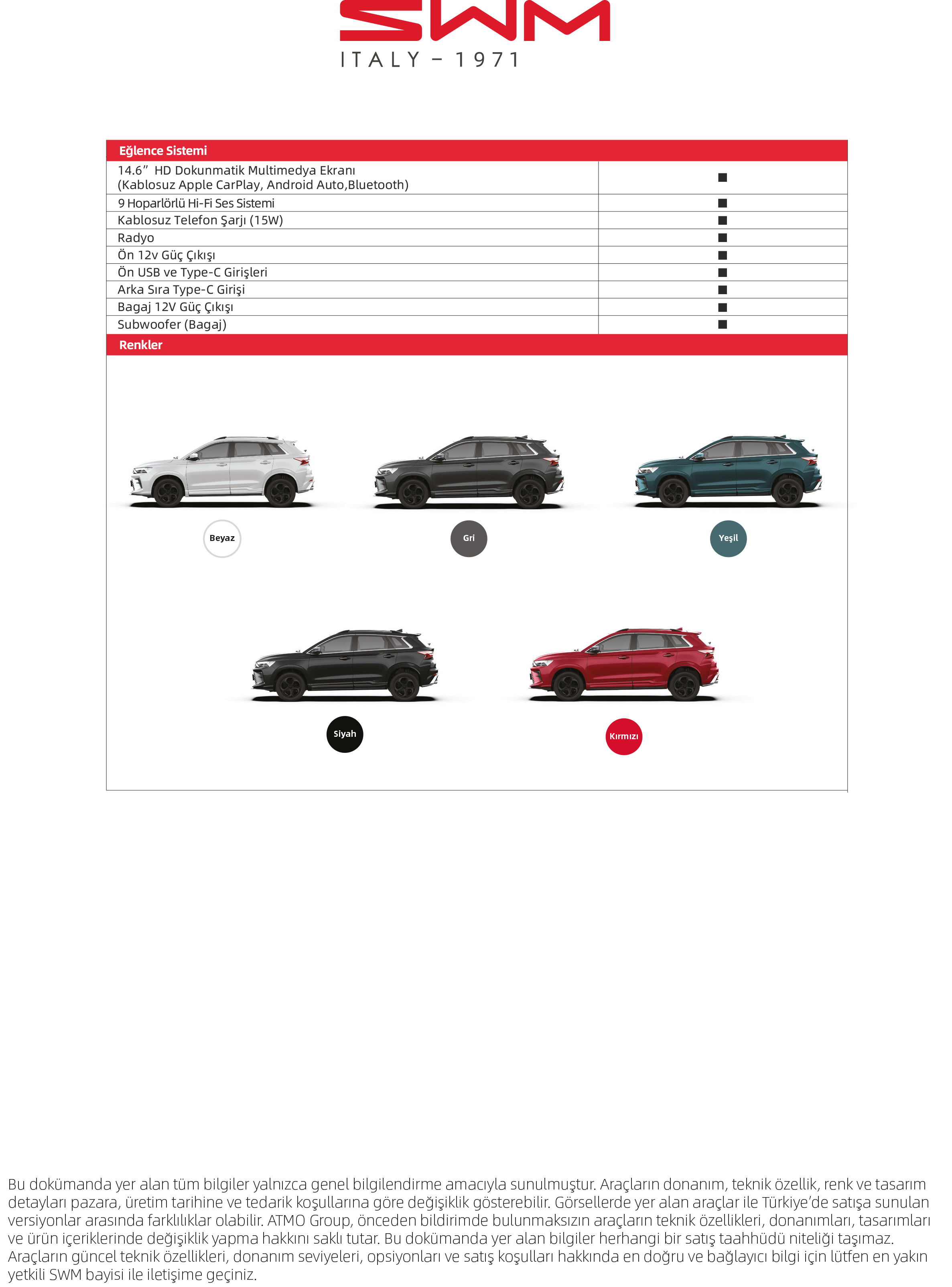 SWM G01 Pro Teknik Broş&uuml;r 3